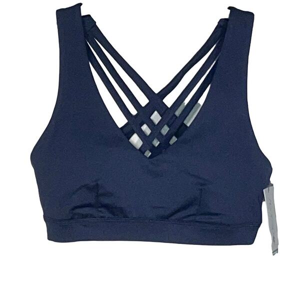 Ideology Low Impact Sports Bra, Blue XS - Picture 2 of 12